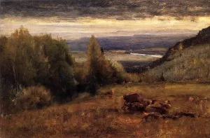 From the Sawangunk Mountains Oil painting by George Inness
