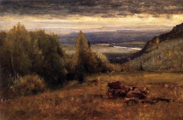 Main Product Photo of From the Sawangunk Mountains Painting by George Inness