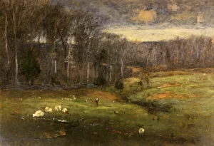 Frosty Morning, Montclair painting by George Inness