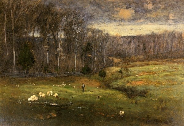 Main Product Photo of Frosty Morning, Montclair Painting by George Inness