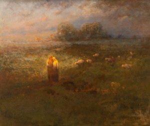 Golden Afternoon by George Inness Oil Painting