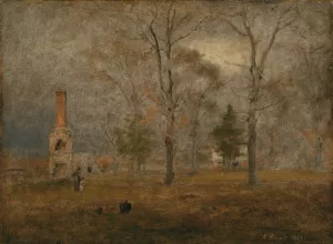 Gray Day, Goochland Oil painting by George Inness