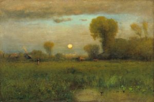Harvest Moon by George Inness Oil Painting