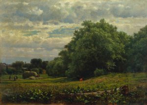 Harvest Time by George Inness Oil Painting