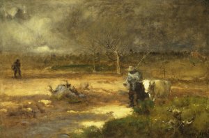Homeward by George Inness Oil Painting