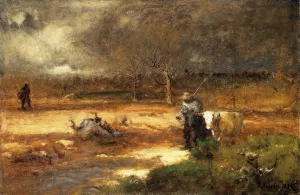 Homeward by George Inness - Oil Painting Reproduction