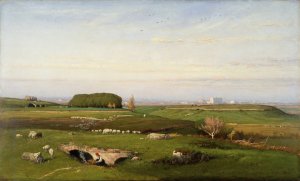 In the Roman Campagna by George Inness Oil Painting