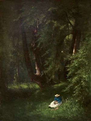 In the Woods by George Inness Oil Painting