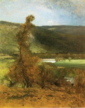 l Vacher by George Inness - Oil Painting Reproduction
