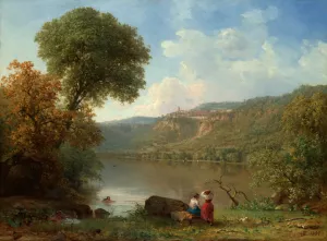 Lake Nemi by George Inness Oil Painting