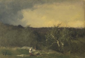 Landscape  by George Inness Oil Painting