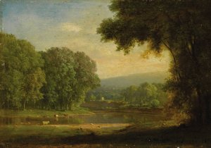 Landscape by George Inness Oil Painting