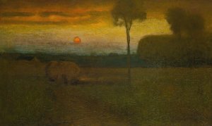 Landscape by George Inness Oil Painting