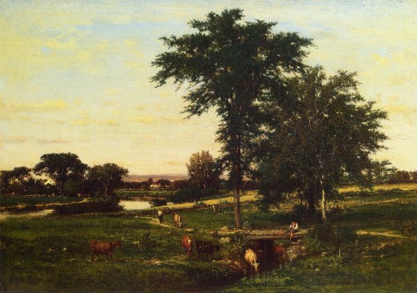 Main Product Photo of Midsummer Painting by George Inness