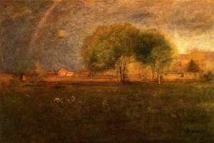 Montclair also known as The Rainbow by George Inness Oil Painting