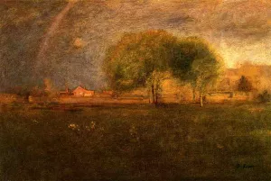Montclair also known as The Rainbow by George Inness Oil Painting