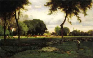 Montclair Evening by George Inness - Oil Painting Reproduction