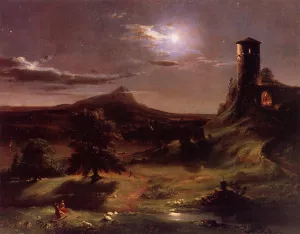 Moonlight in Virginia Oil painting by George Inness