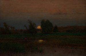 Moonrise by George Inness Oil Painting