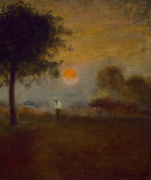 Moonrise by George Inness Oil Painting