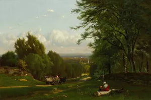 Near Leeds, New York by George Inness Oil Painting