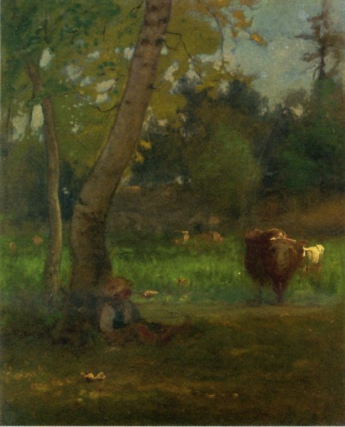 Near Montclair by George Inness - Hand-Painted Oil Painting Reproduction