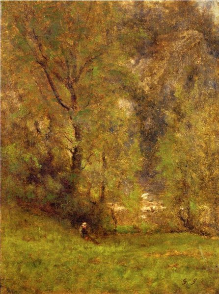 Main Product Photo of Near the Delaware Water Gap Painting by George Inness
