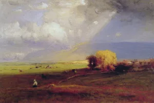 Passing Clouds by George Inness - Oil Painting Reproduction