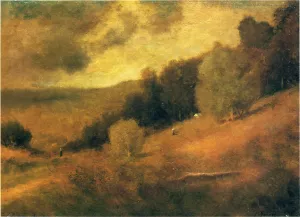 Stormy Day by George Inness Oil Painting