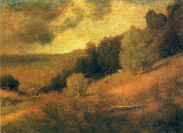 Main Product Photo of Stormy Day Painting by George Inness