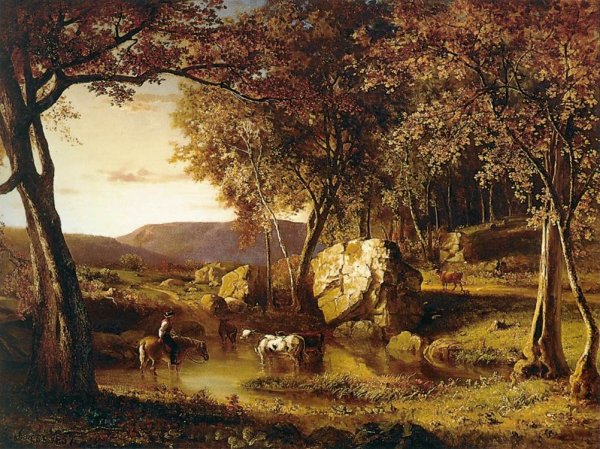 Main Product Photo of Summer Days Painting by George Inness