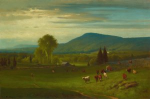 Summer in the Catskills by George Inness Oil Painting