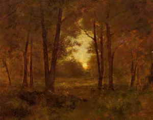 Sundown Near Montclair by George Inness - Oil Painting Reproduction