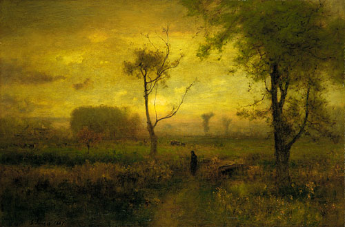 Main Product Photo of Sunrise Painting by George Inness