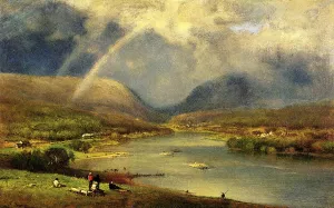 The Delaware Water Gap by George Inness - Oil Painting Reproduction
