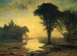 The Elm by George Inness - Oil Painting Reproduction
