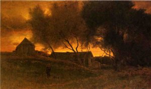 The Gloaming by George Inness Oil Painting