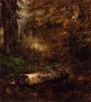 The Log by George Inness Oil Painting