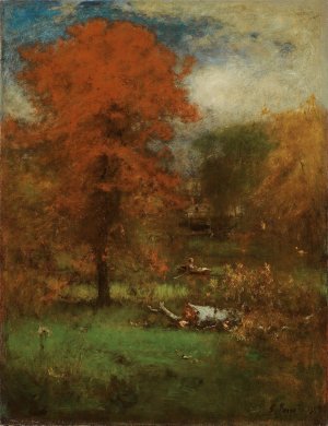 The Mill Pond by George Inness Oil Painting