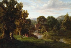 The Old Mill by George Inness Oil Painting