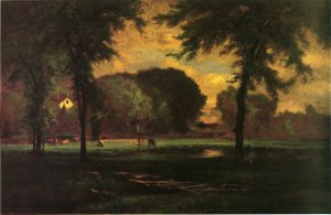 The Pasture Oil painting by George Inness