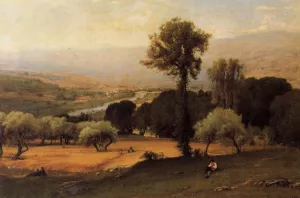 The Perugian Valley by George Inness Oil Painting