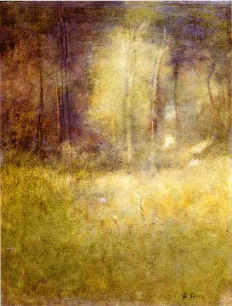 The Shower, Montclair, New Jersey by George Inness - Hand-Painted Oil Painting Reproduction