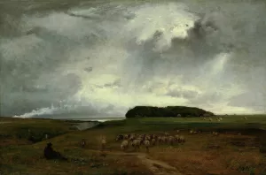 The Storm by George Inness Oil Painting