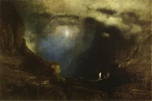 The Valley of the Shadow of Death painting by George Inness