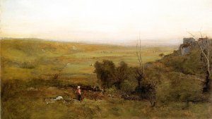 The Valley Oil painting by George Inness