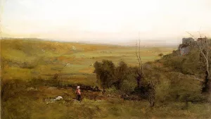 The Valley by George Inness - Oil Painting Reproduction