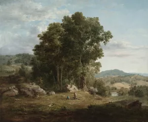 The Wood Chopper by George Inness Oil Painting
