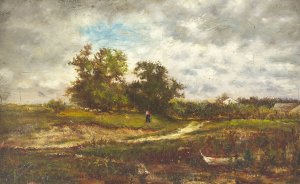 Upland Pasture by George Inness Oil Painting