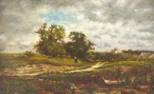 Upland Pasture by George Inness Oil Painting